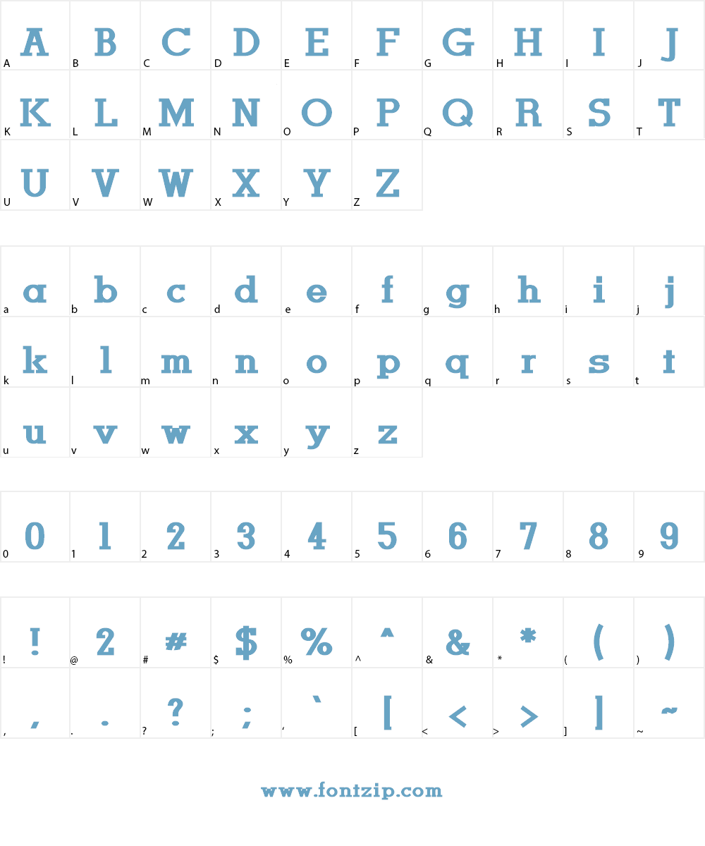 Men Nefer Font Character